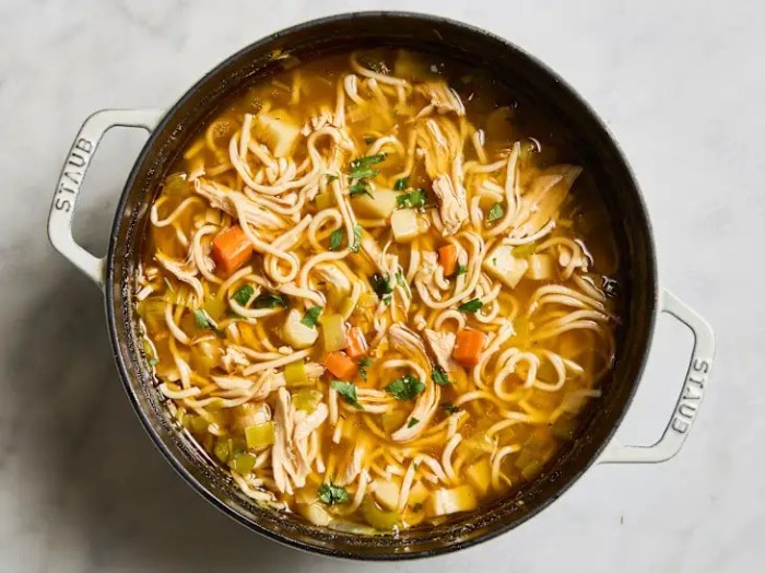 Chicken noodle soup recipe dill