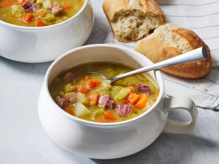 Split pea soup with ham bone recipes