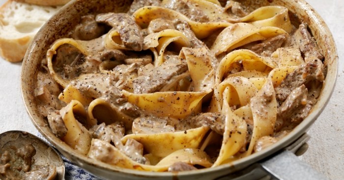 Beef stroganoff cookingwithbooks