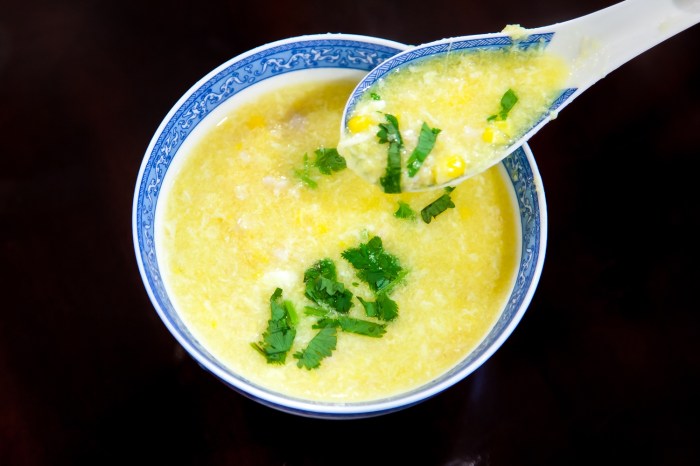 Corn egg soup recipe