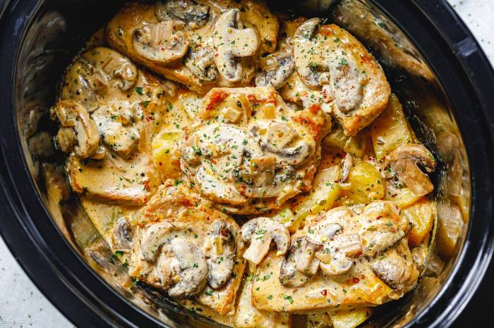 Crock pot pork chops recipe cream of mushroom soup