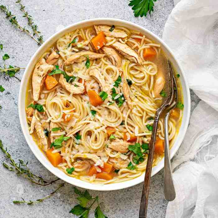 Amazing chicken noodle soup recipe