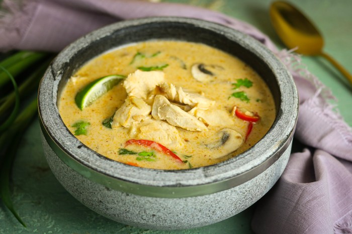 Chicken coconut soup recipe