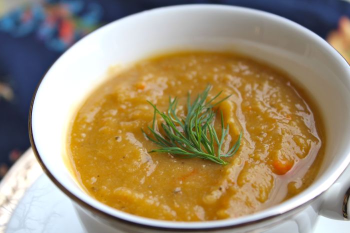 Sweet potato lentil soup recipe