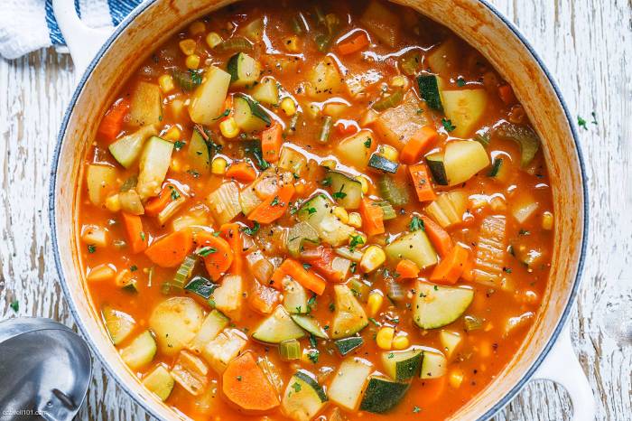 Vegetable garden soup recipe