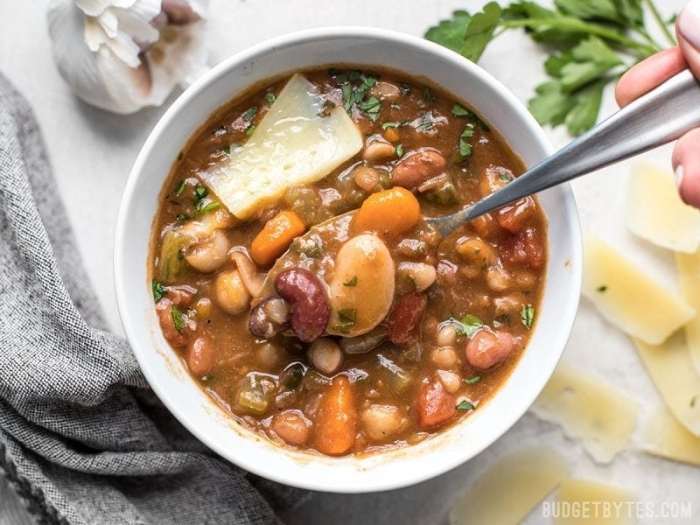 Bean and vegetable soup recipes