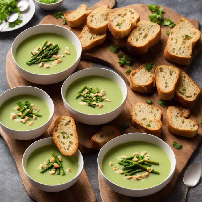 Vegetarian asparagus soup recipes