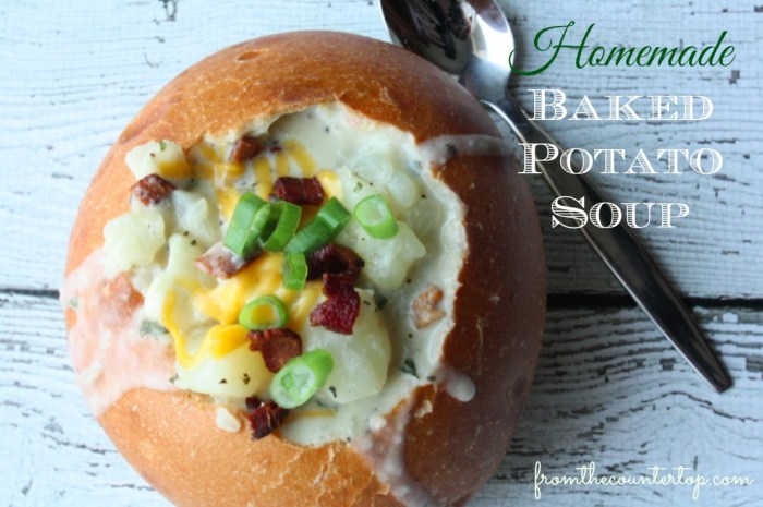 Easy loaded baked potato soup recipes