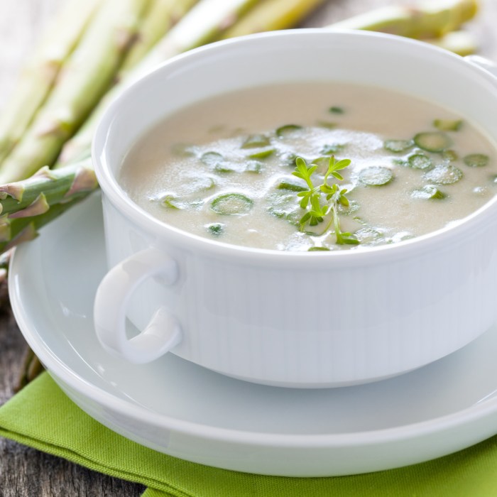 Vegetarian asparagus soup recipes