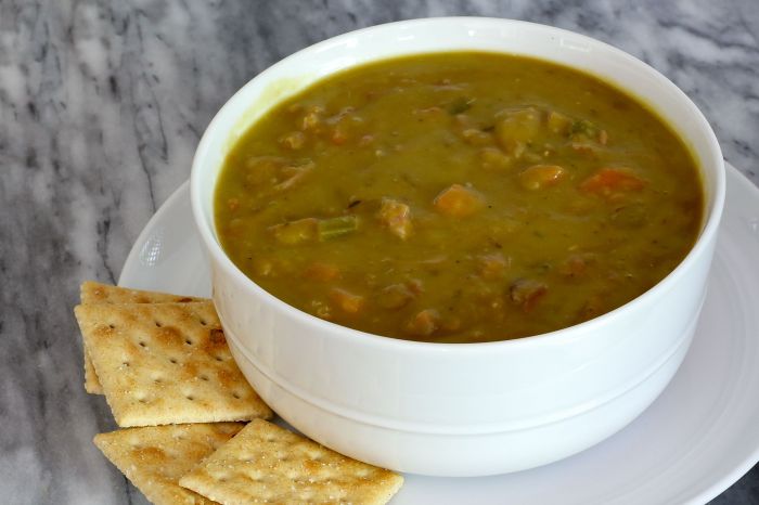 Split pea soup bacon recipe