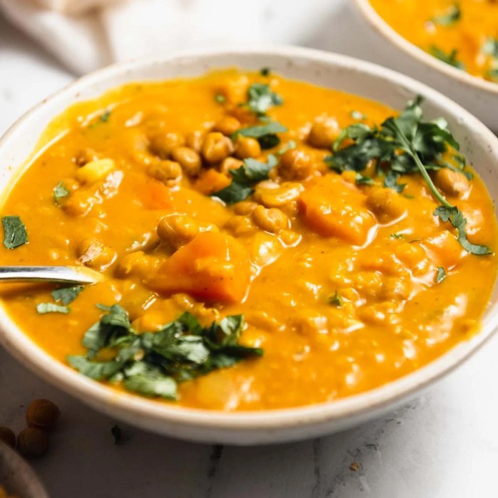 Sweet potato lentil soup recipe