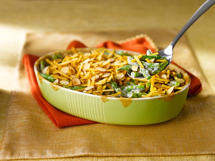 Campbell soup string bean casserole recipe