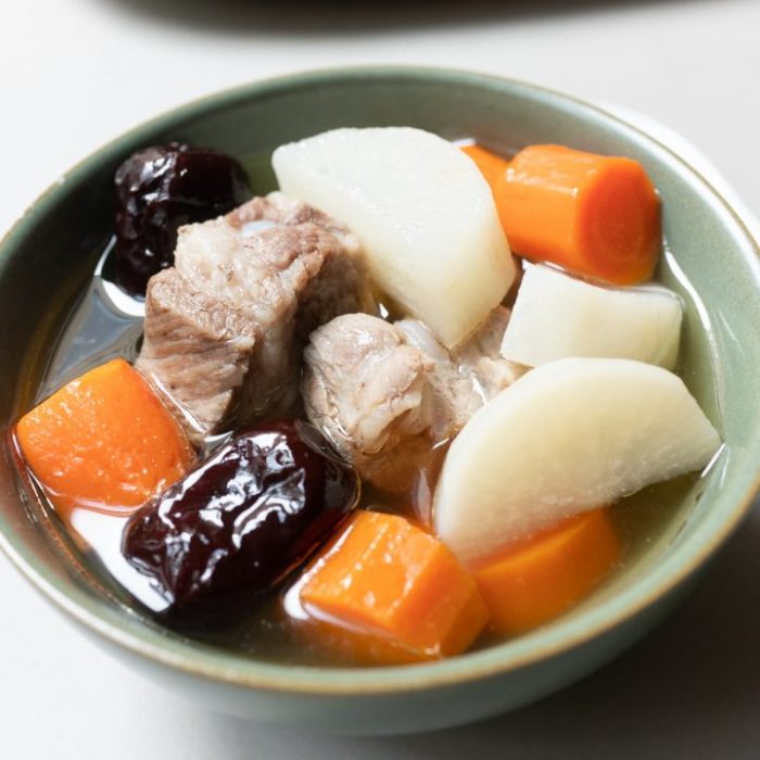 Simple pork bone soup recipe