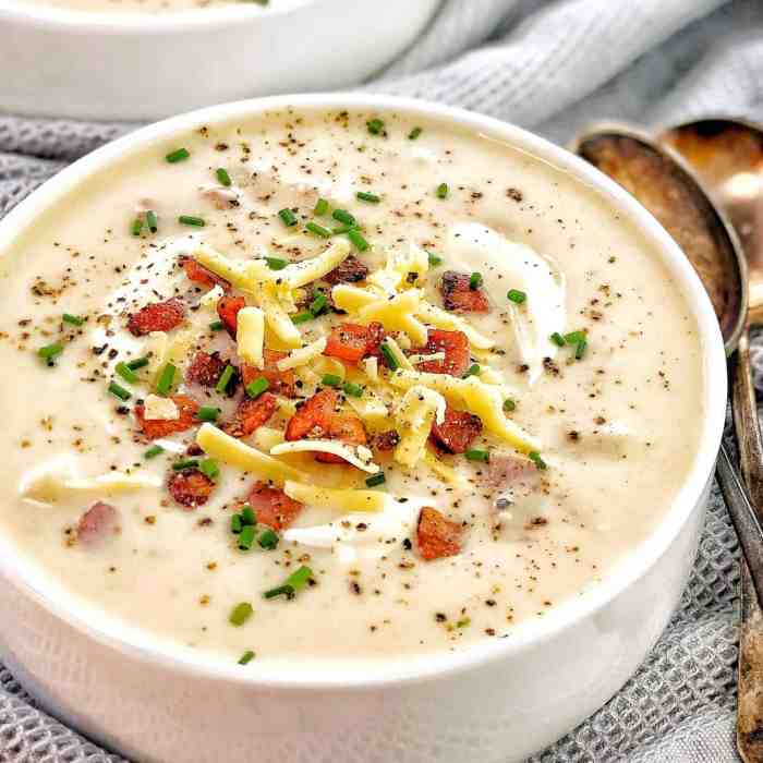 Easy potato bacon soup recipe